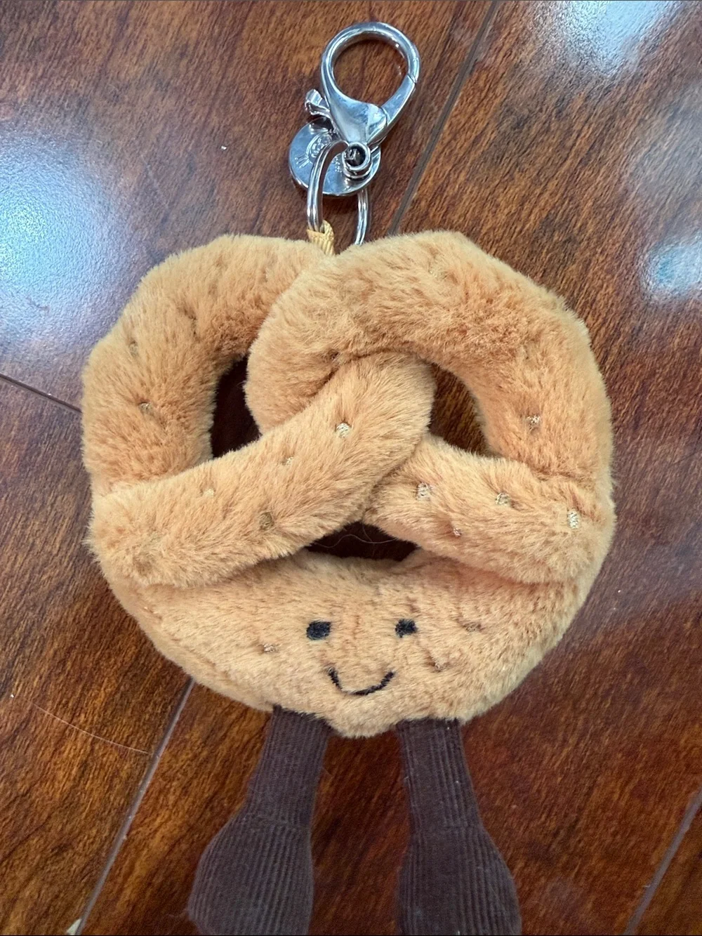 Jellycat Authentic Pretzel Keychain